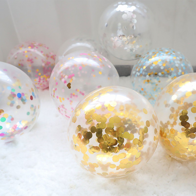Bóng Sequin trong suốt 12in