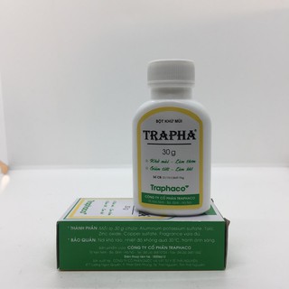 Bột khử mùi Trapha lọ 30g