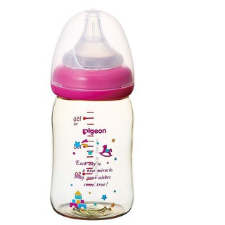 Pigeon- bình sữa nhựa cổ rộng hình ngôi sao 160ml