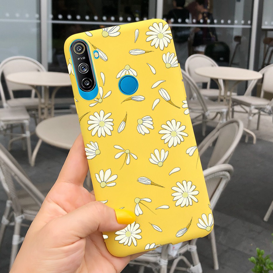 Ốp điện thoại dẻo họa tiết hoa xinh xắn thời trang dành cho REALME C3 3 PRO C3 RMX2021 RMX2020 3 PRO 3