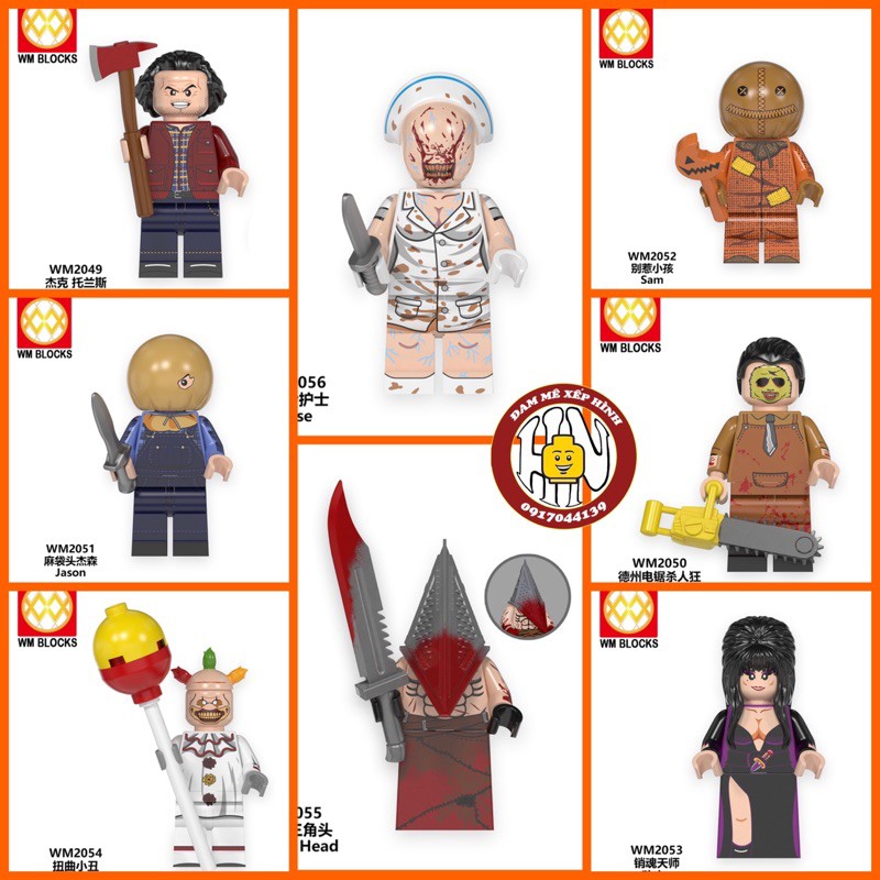 Đồ chơi minifigures - Series kinh dị - Silent Hill ( Vùng đất câm lặng ) - WM6101 - Hàng đẹp - Chất lượng cao !