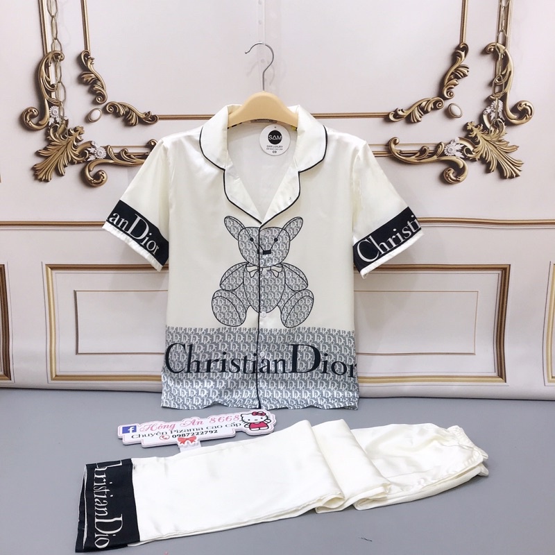 (Nhiều mẫu HOT) Bộ Mặc nhà Tay cộc lụa Latin cao cấp Pijama cộc dài hoạ tiết Hot sang chảnh cao cấp(SIÊU Mát Mịn)