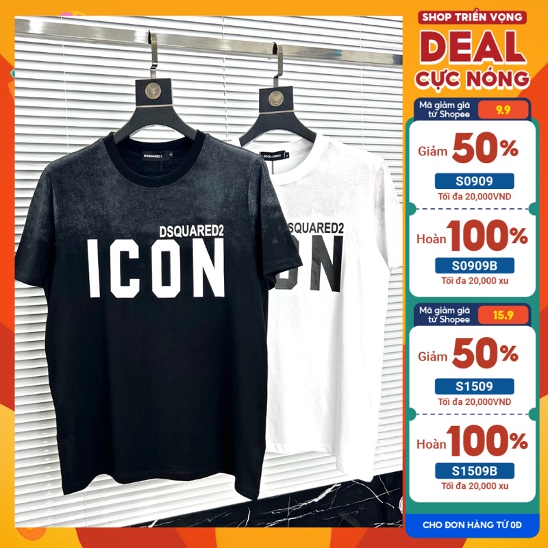 Áo thun nam cổ tròn, áo phông nam tay ngắn vải cotton chống xù lông in hình ICON kiểu dáng Hàn Quốc form chuẩn