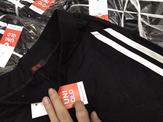 Quần legging sọc