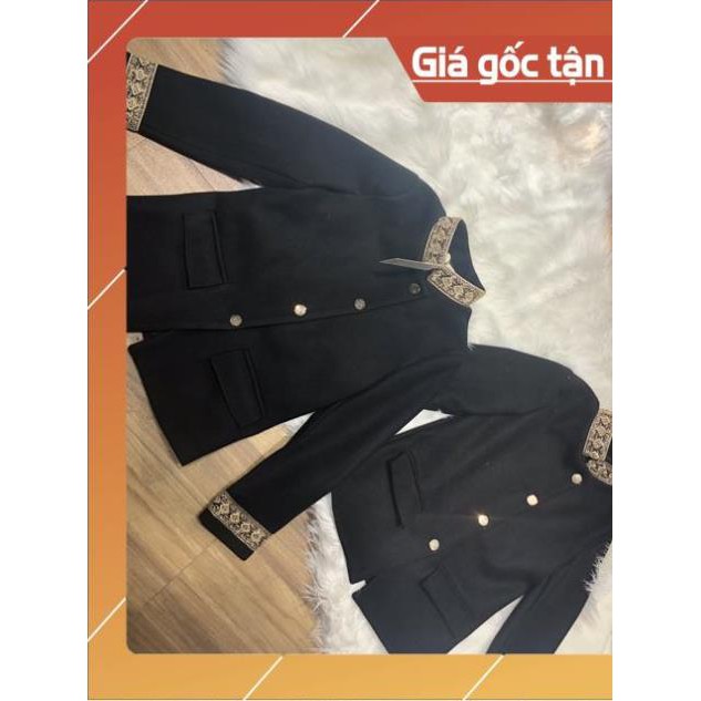 Áo dạ viền vàng ❤️FreeShip❤️ hoàng gia khuy vàng cao cấp | BigBuy360 - bigbuy360.vn