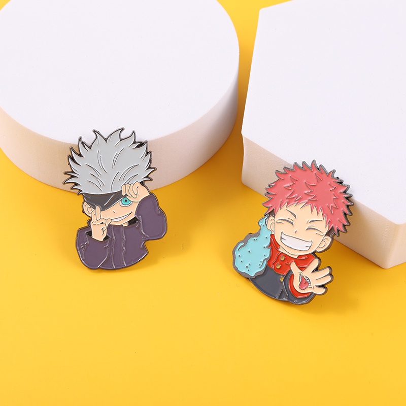 Ghim cài áo QIHE JEWELRY hình anime độc đáo cho bạn bè