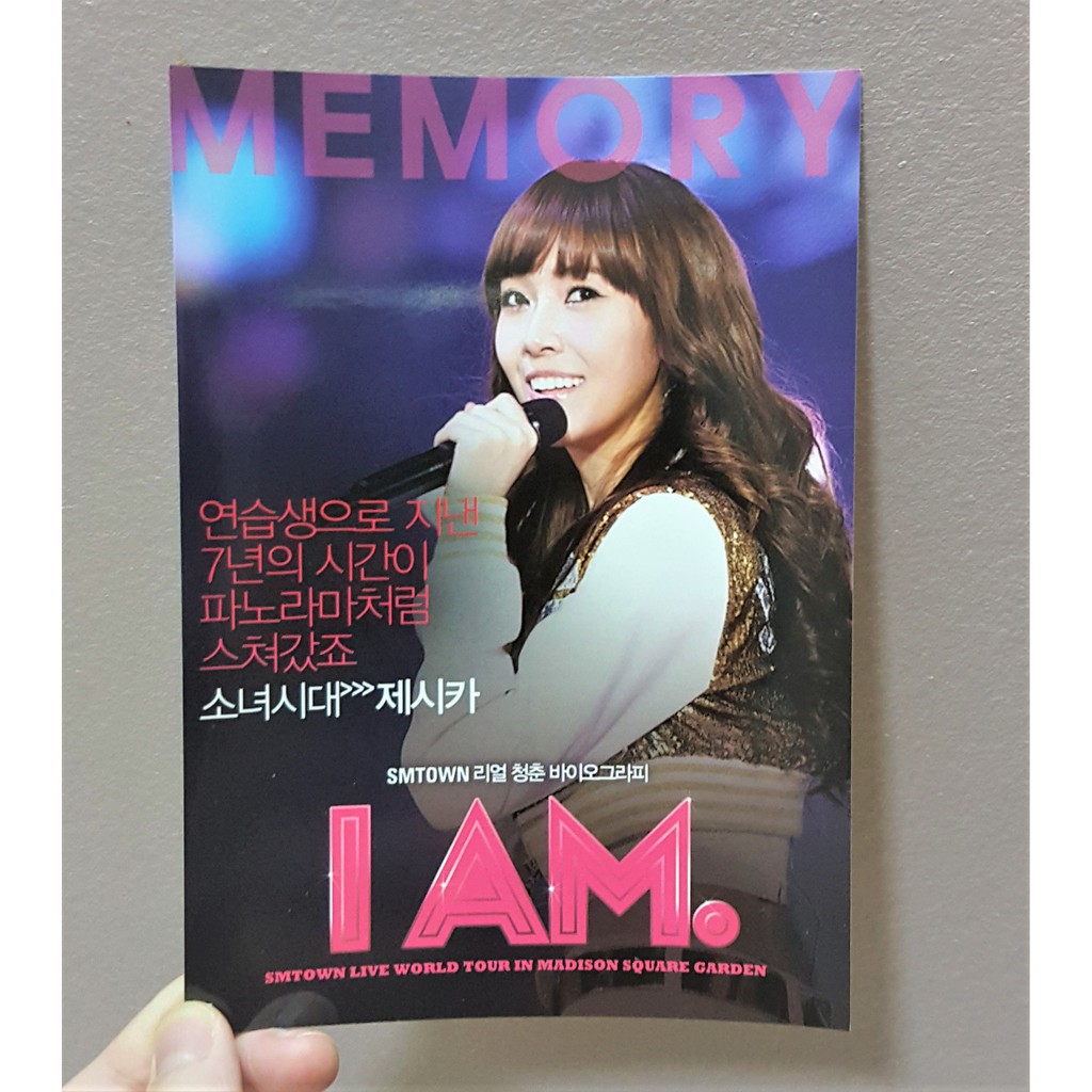 Postcard quảng bá IAM SNSD Jessica Tiffany Sooyoung Sunny