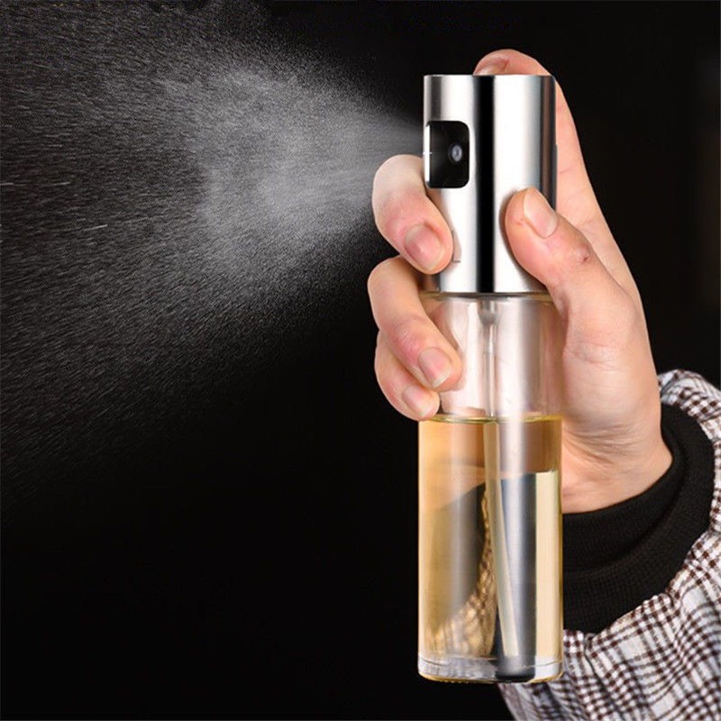 Bình xịt dầu ăn phun sương cho nồi chiên không dầu chai thủy tinh cao cấp 100ml (E50)