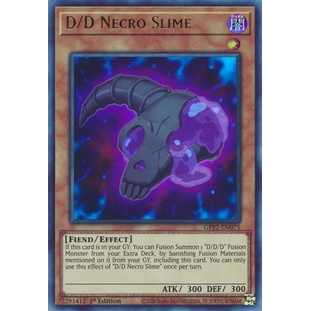 Thẻ bài Yugioh - TCG - D/D Necro Slime / GFP2-EN075'