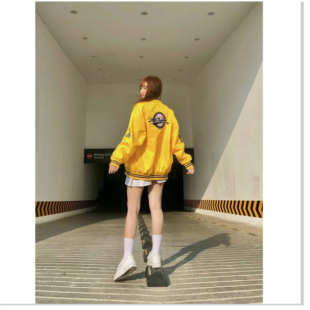Áo khoác dù bomber NỮ phong cách Hàn Quốc cực đẹp , siêu cá tính KHÁNH AN STORE
