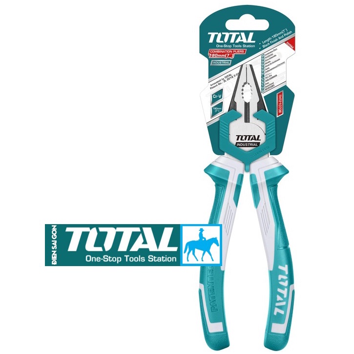 Total Kìm răng điện 7 inch thép CR-V THT210706