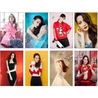 Poster ảnh In hình Địch Lệ Nhiệt Ba Khổ a3 8 tấm