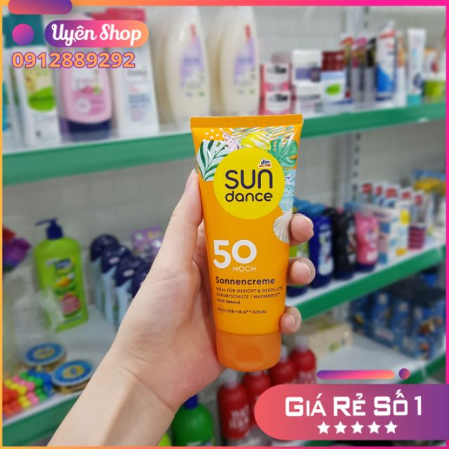 Kem chống nắng Sundance SPF 50 [Nội địa Đức] bảo vệ da khỏi tia cực tím