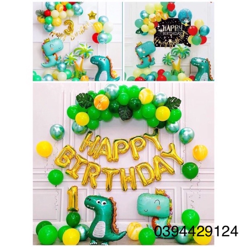 [ Tặng Bơm Keo] Sét bóng Khủng Long Mẫu Mới Cho Bé Trai