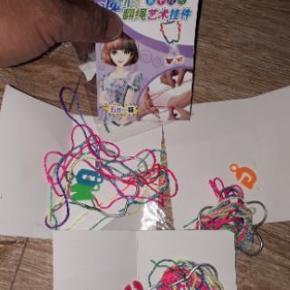 Sét 4 bộ thắt nơ móc khóa