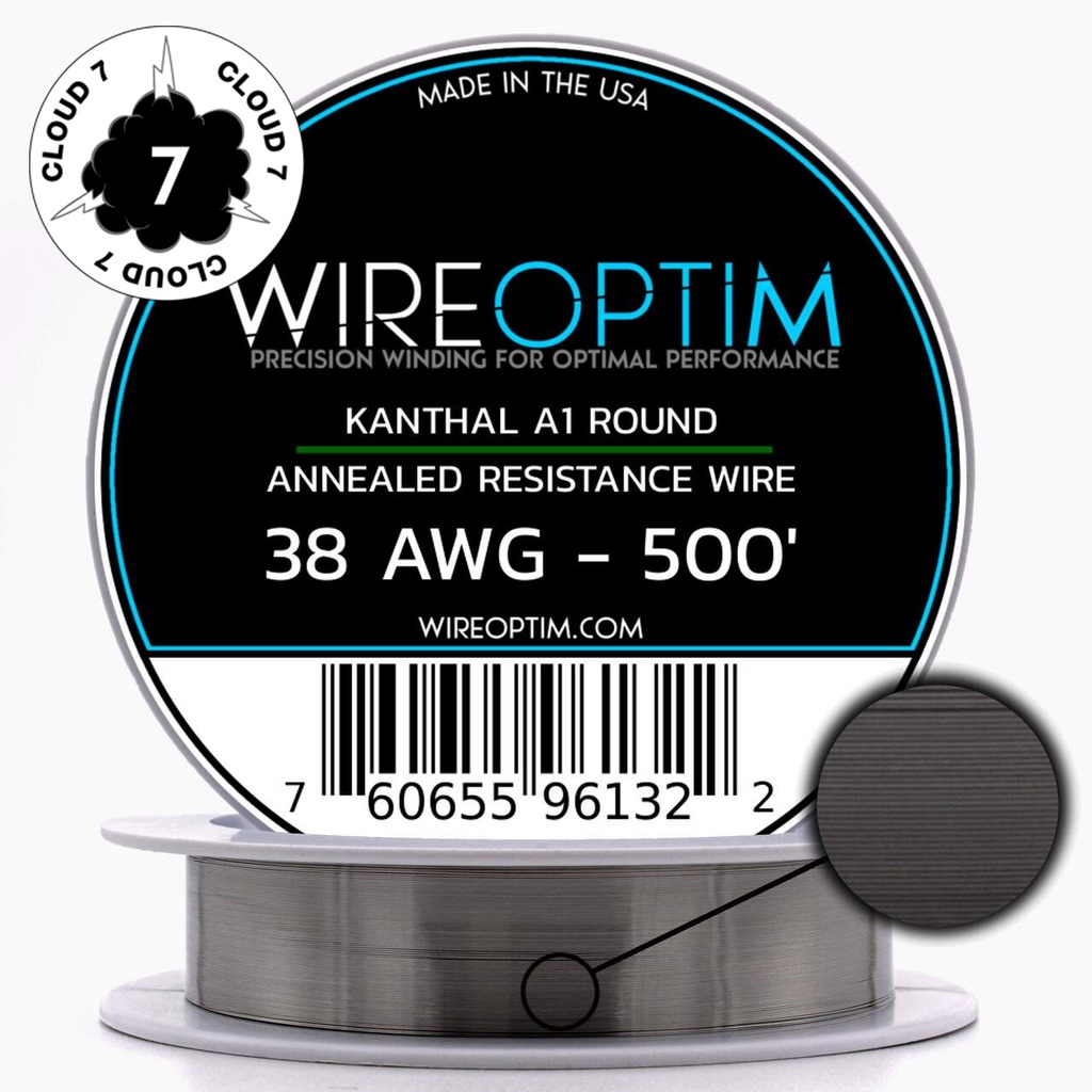 Dây điện trở nhiệt Kanthal 500ft 150m WIREOPTIM