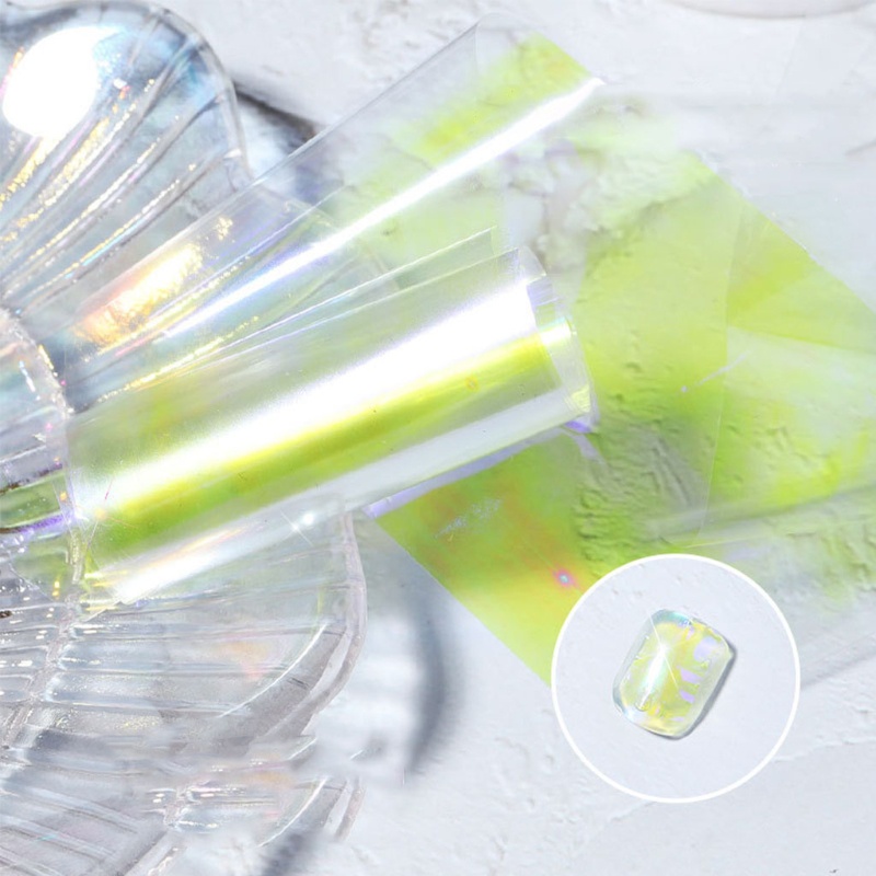 Xiangbao Nhãn Dán Móng Tay Kính Màu Gradient 10 Màu