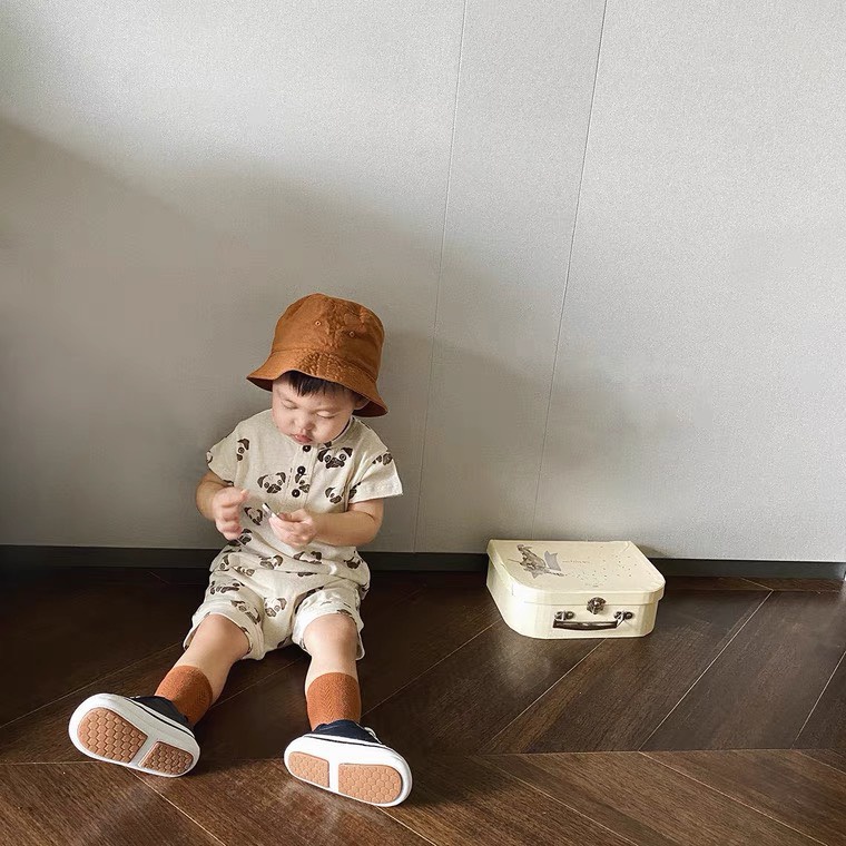 Set 3 tất trẻ em trơn [Chất đẹp, loại 1] vải cotton mát cho bé sơ sinh