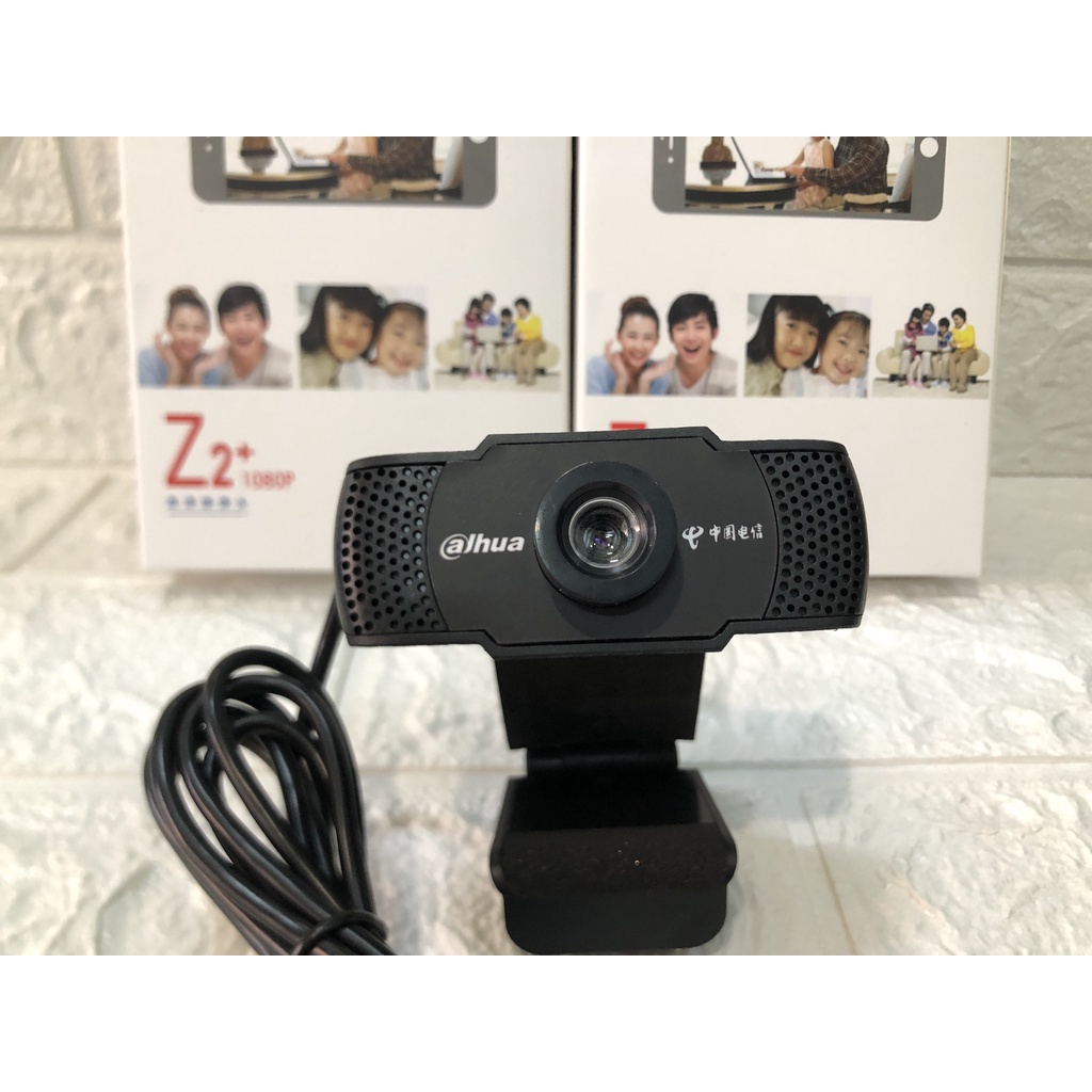 Webcam máy tính Full HD 1080P Có Mic chân USB không cần cài đặt để học Zoom, Online, Trực Tuyến - Webcam Dahua Z2+