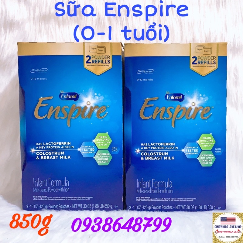 Date 10/2022-Sữa Ensipre Infant Formula 850g