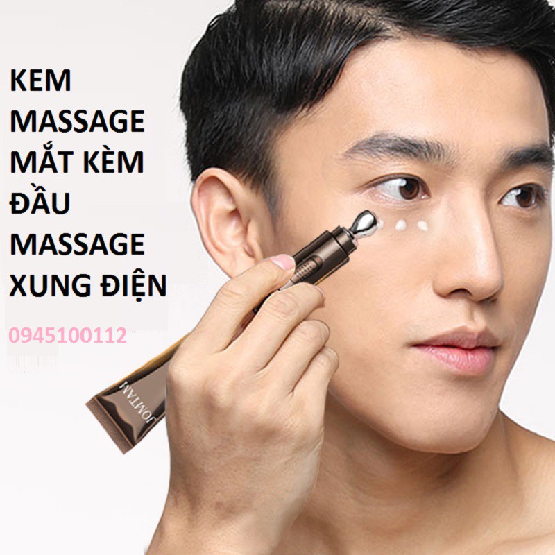 Máy massa mắt cao cấp kèm kem dưỡng xóa thâm nhăn mắt jomtam