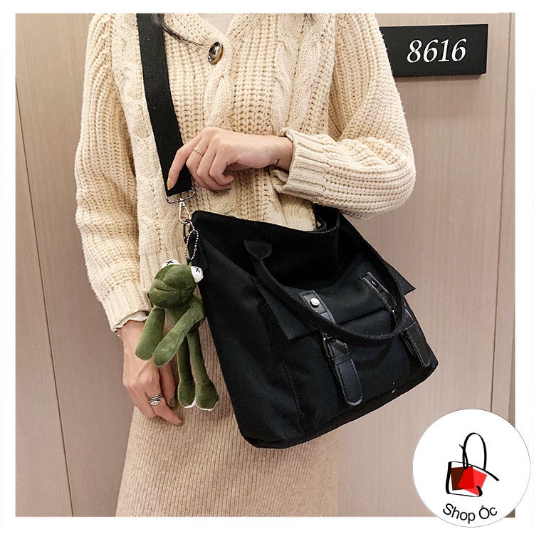 (HOT) Túi vải nữ chất vải canvas siêu bền trẻ trung E280 ( không gấu )