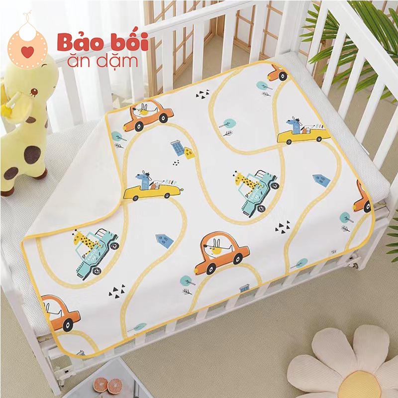 Tấm lót thoáng khí lót nôi cho em bé ( hàng loại 1- kèm ảnh thật)