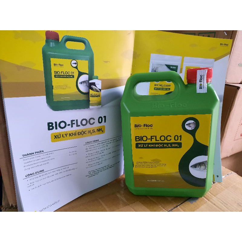 Bio-Floc 01 xử lý khí độc H2S, NH3