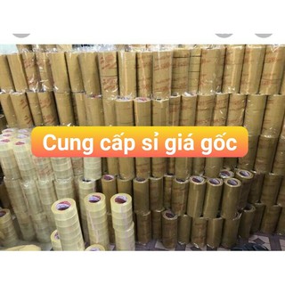 Cuộn băng keo băng dính đục / trong đóng gói đóng thùng 100y giá sỉ.