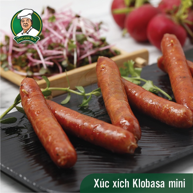 Xúc xích Klobasa mini Ông già IKA 250g