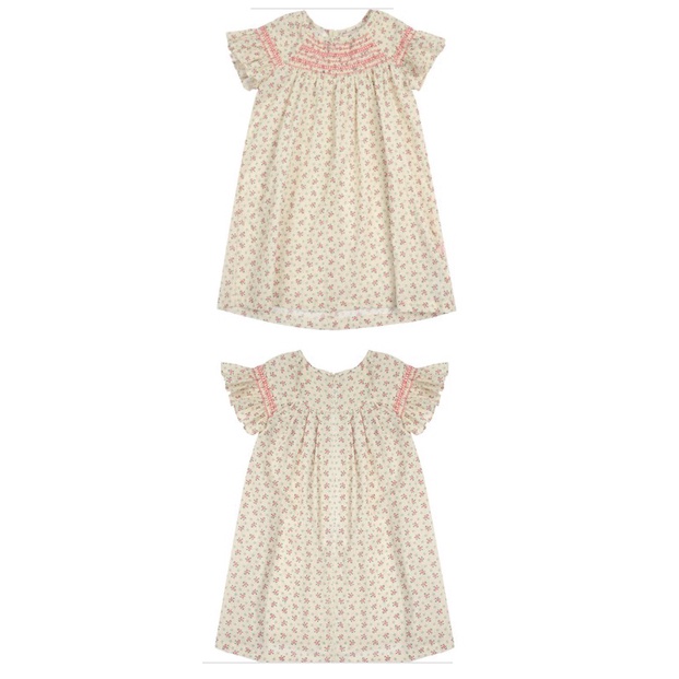 Đầm móc xích hoa nhí Perimitz xuất Hàn cho bé 2-10T D2150