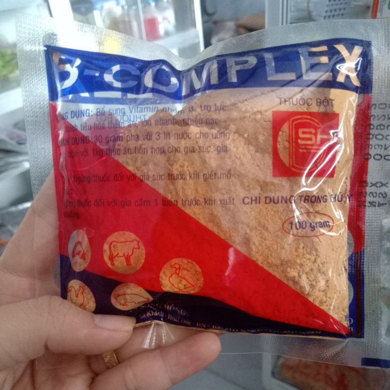 Bcomplex Kích thích tiêu hoá, thèm ăn, nhanh lớn 100g