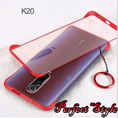 Ốp lưng Redmi K20 / K20 Pro /  K30 / k30 ultra mặt lưng trong suốt viền màu thời thượng ( không có ring )