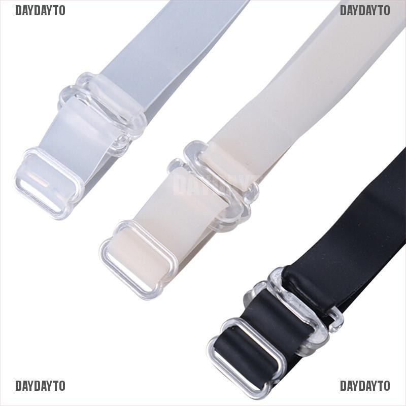 Set 2 Cặp Dây Áo Ngực Silicon Trong Suốt 1 5Cm Có Thể Điều Chỉnh