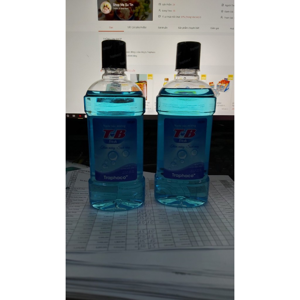 NƯỚC SÚC MIỆNG T-B FRESH TRAPHACO 500ML