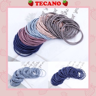 Set 100 dây buộc tóc có túi zip sc07