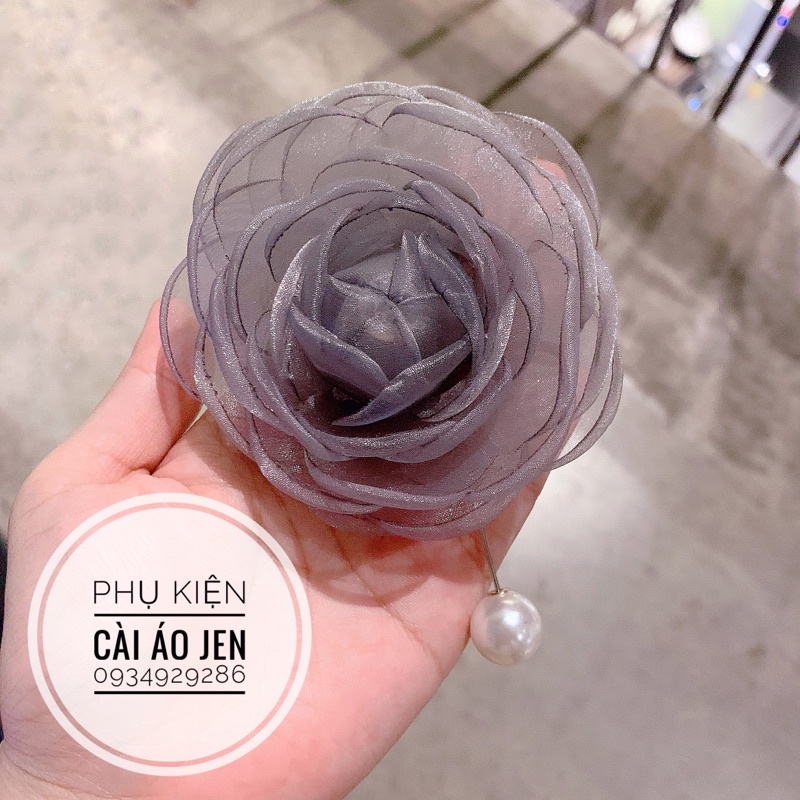 Cài Áo Hoa Vải Cao Cấp