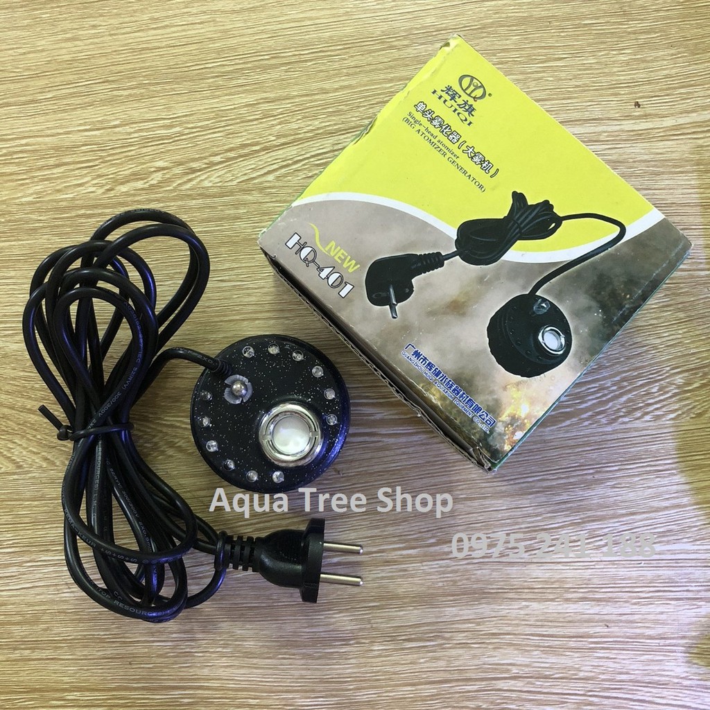 Máy tạo khói tiểu cảnh HQ-401, công suất 15W có đèn led