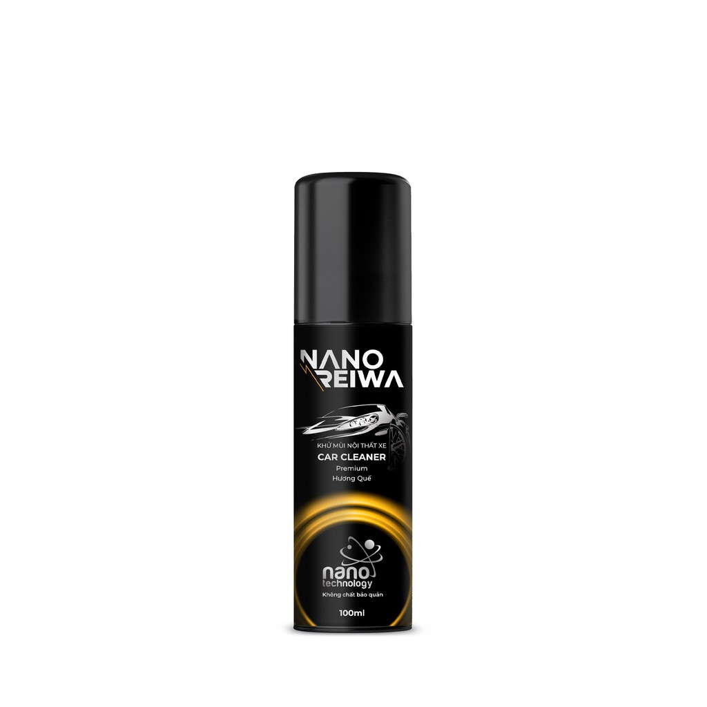 [HCM]Chai xịt Diệt khuẩn, khử mùi, tạo hương ô tô Nano Reiwa Premium 100ml - Hương Quế