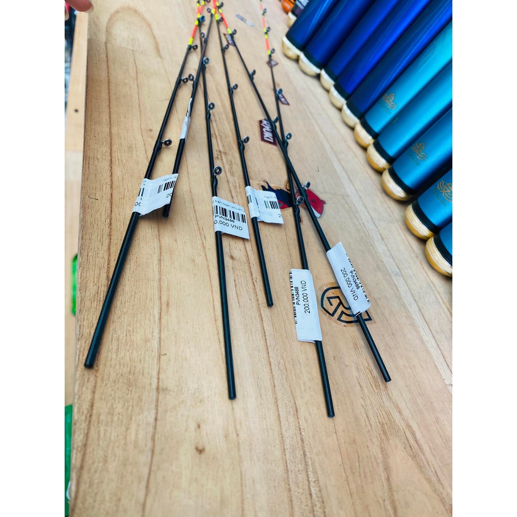 ngọn phụ cần câu cá ikada chất liệu bán titan khoen sứ loại ngọn nhỏ đk 2.6mm ngọn 0.5mm dài 55cm