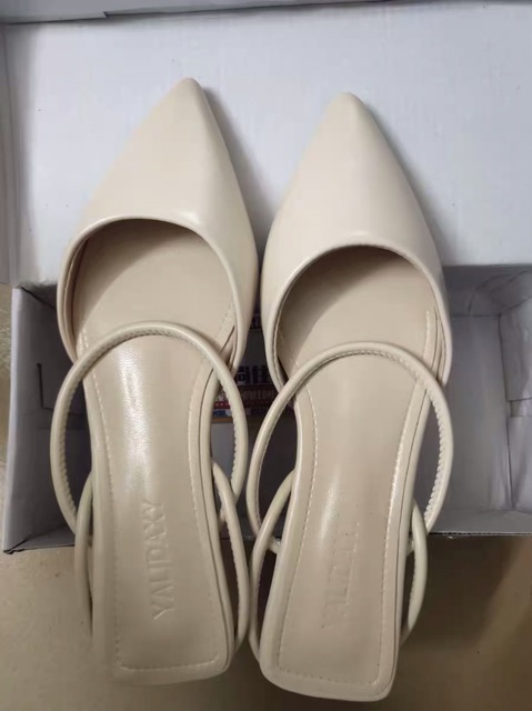 (Order-1037) Giày nữ mũi nhọn đế bệt, giày nữ quai vòng, quai gót, giày nữ mũi nhọn hai quai ( video + ảnh thật) | BigBuy360 - bigbuy360.vn