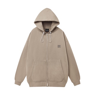 HOODIE FULLZIP "STORY" LATTE