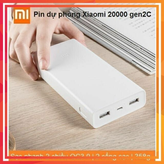 Sạc dự phòng Xiaomi 20000 gen 2c