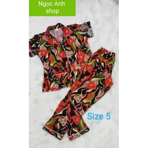 Bộ pijama thun tay ngắn quần dài