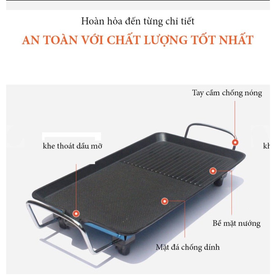 BẾP NƯỚNG ĐIỆN KHÔNG KHÓI (DÒNG CAO CẤP) Black BBQ