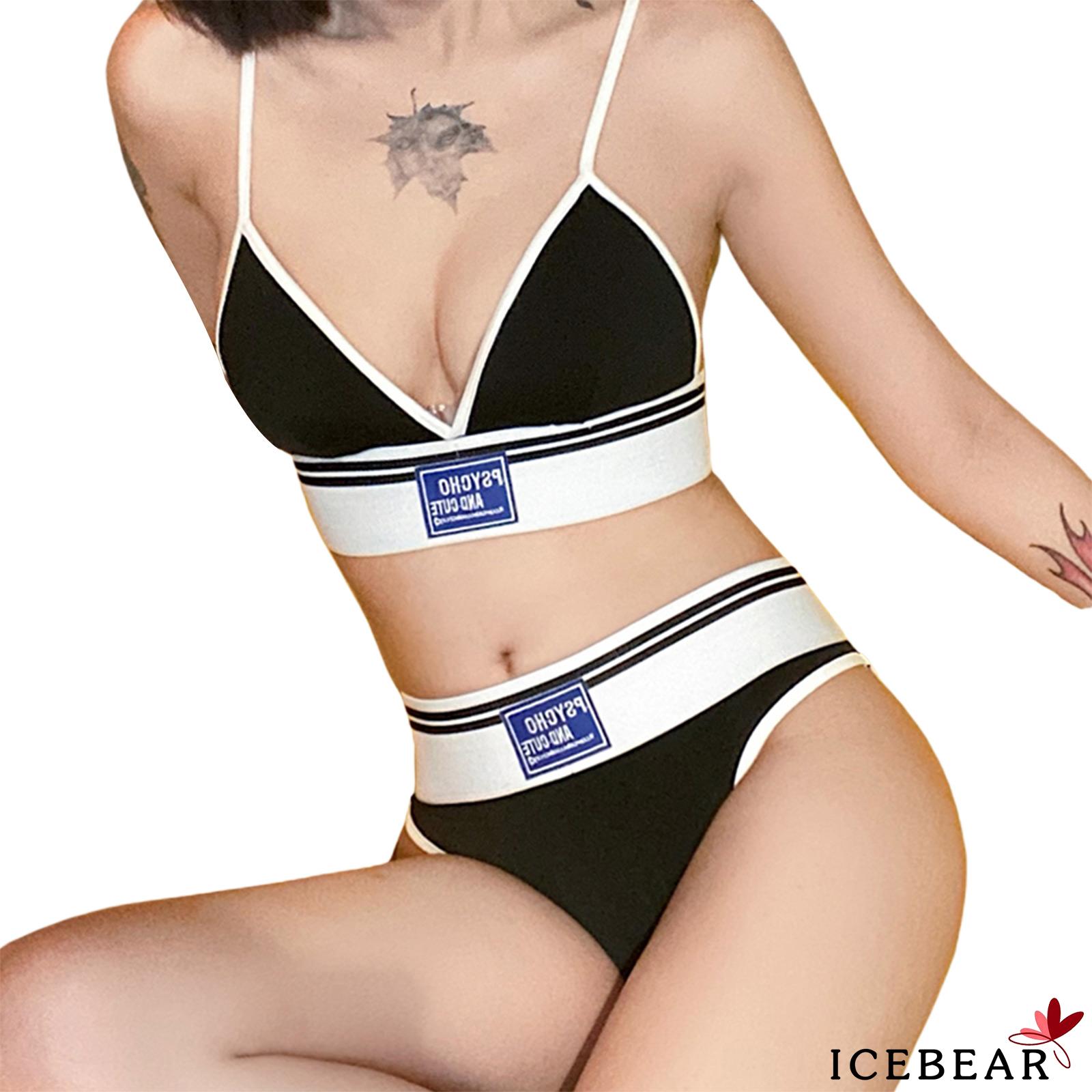  Bộ đồ lót bikini hai mảnh thêu họa tiết chữ cái thời trang dành cho nữ | BigBuy360 - bigbuy360.vn