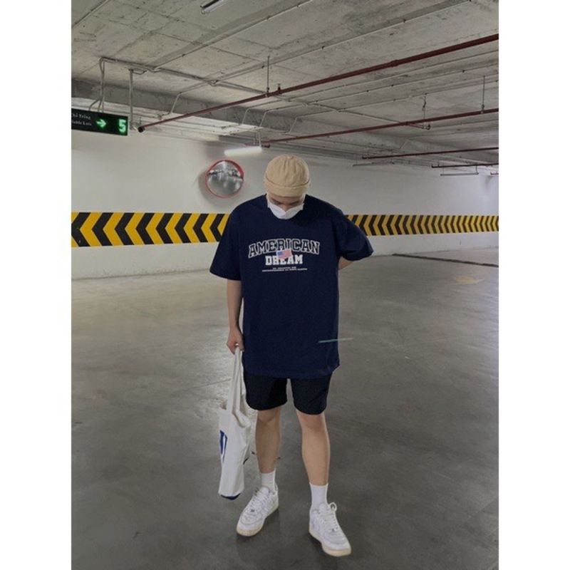 Áo thun tay lỡ 🔥Có size🔥unisex American Dream