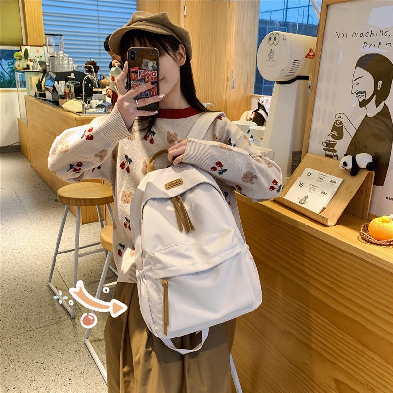 IELGY Balo đi học dễ phối đồ phong cách Harajuku Nhật thời trang cho nữ