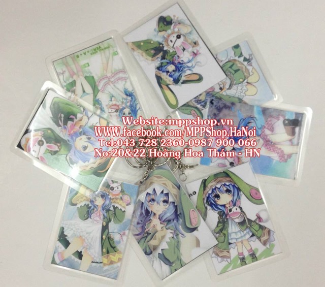 Móc khoá datealive sét 5c mẫu ngẫu nhiên