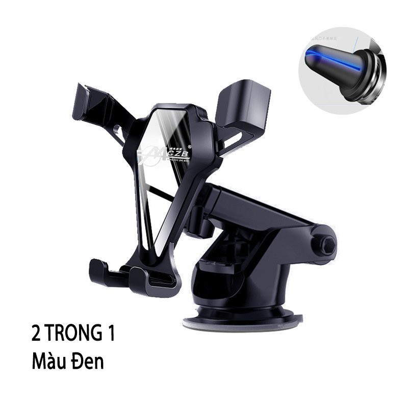 Giá đỡ điện thoại ô tô thông minh  2 trong 1 kẹp và đế hút chân không cao cấp | BigBuy360 - bigbuy360.vn